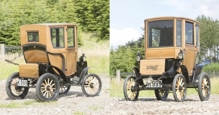 سيارة كهربائية من الخشب وبعمر 110 سنوات.. فما قصتها ؟