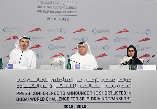 المتأهلون لنهائيات تحدي دبي العالمي للتنقل ذاتي القيادة