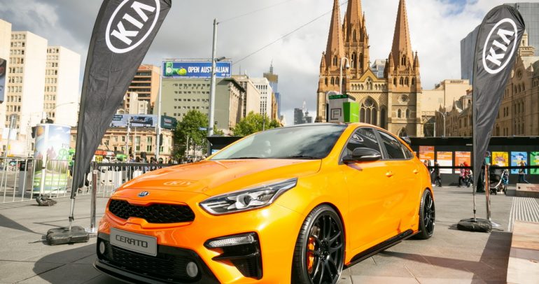 120 سيارة كيا للاستخدام في بطولة استراليا المفتوحة 2019