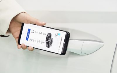 مفتاح رقمي ذكي جديد لسيارات هيونداي تقنية الاتصال قريب المدى NFC