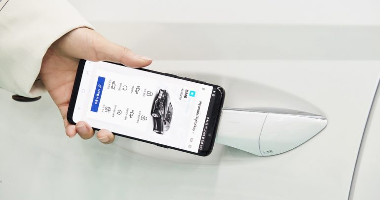 مفتاح رقمي ذكي جديد لسيارات هيونداي بتقنية NFC