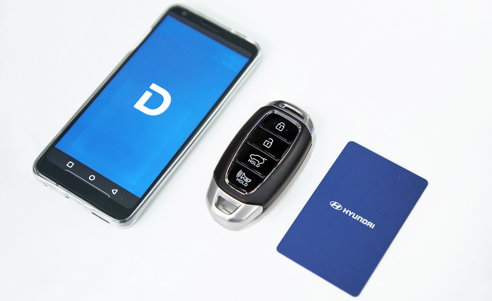 مفتاح رقمي ذكي جديد لسيارات هيونداي تقنية الاتصال قريب المدى NFC