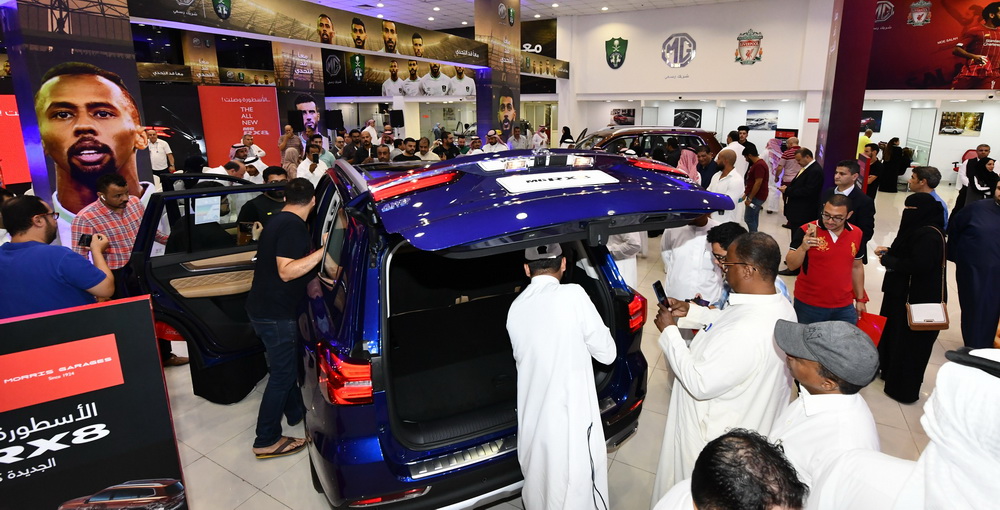 إطلاق الطراز الرياضي MG RX8 الجديد كليا في السعودية