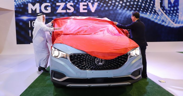 إطلاق طراز MG ZS EV في المعرض السعودي الدولي للسيارات 2019