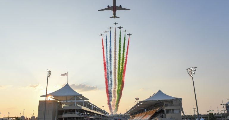 طرح تذاكر سباق جائزة الاتحاد للطيران الكبرى للفورمولا1 في أبوظبي لعام 2021