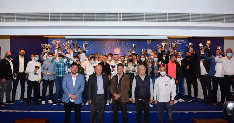 النادي اللبناني للسيارات يوزّع الكؤوس على أبطال وبطلات الرياضة الميكانيكية لعام 2021