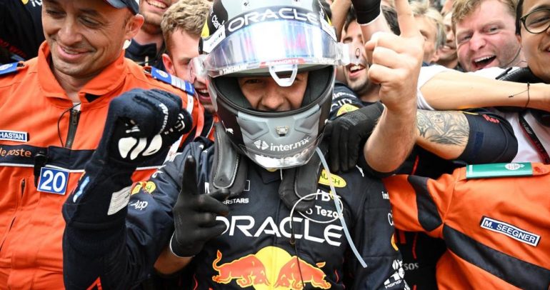 سيرجيو بيريز يتوج بسباق جائزة موناكو الكبرى للفورمولا 1 لعام 2022
