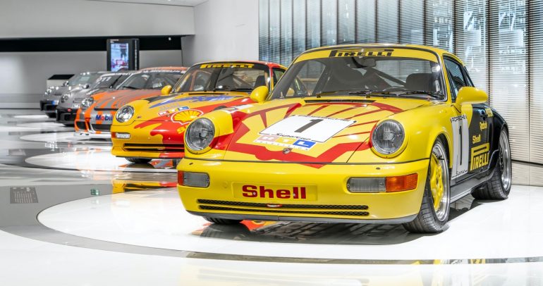 متحف بورشه يعرض إصدار خاص من 911 جي تي 3 كاب وأربع سيارات أخرى