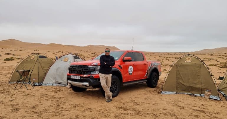 بالفيديو: مغامرة لثلاثة أيام بصحراء ناميبيا بطلها أحدث طرازات فورد رينجر رابتر