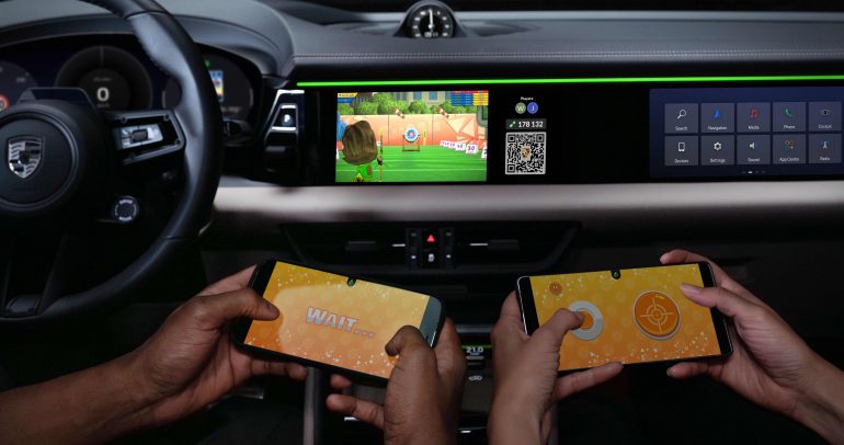 بورشه تدخل عالم الألعاب داخل السيارة مع منصة AirConsole