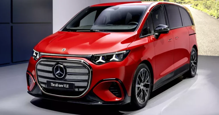 مرسيدس تعيد تعريف الميني فان مع VLE الكهربائية الفاخرة