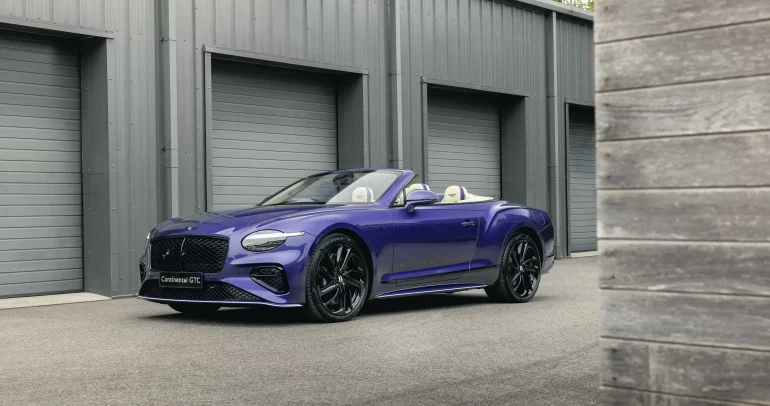 بنتلي كونتيننتال GTC باللون البنفسجي الفاخر… فخامة تفوق الملوك!