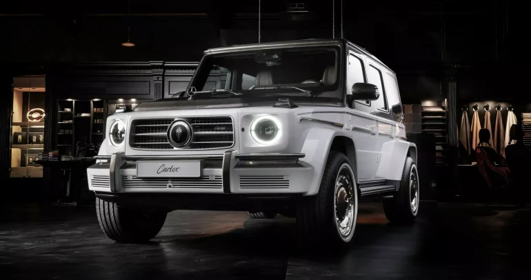 تحفة الألماس على أربع عجلات: مرسيدس G63 “Himalaya” من Carlex Design… سيارة بسعر 1.7 مليون دولار تتألق بغبار الألماس الحقيقي!