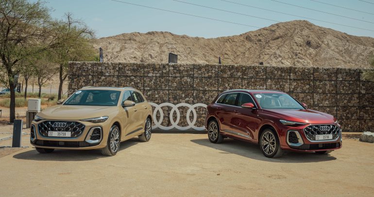 أودي تكشف عن الجيل الجديد من Audi Q5 وAudi SQ5 مع تجربة قيادة صحراوية مميزة في الإمارات