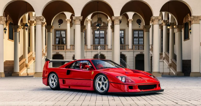 فيراري F40 LM: أسطورة السباقات النادرة تقترب من تحقيق رقم قياسي في المزاد