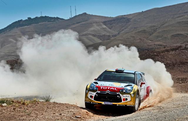 Khalid Al-Qassimi kicks up the dust at the Jordan Rally..jpg