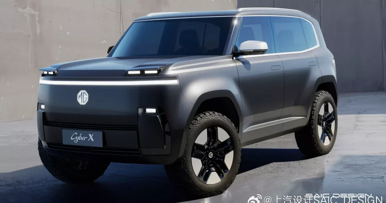 MG CyberX – سيارة SUV كهربائية جديدة بطابع جريء وتصميم كلاسيكي عصري