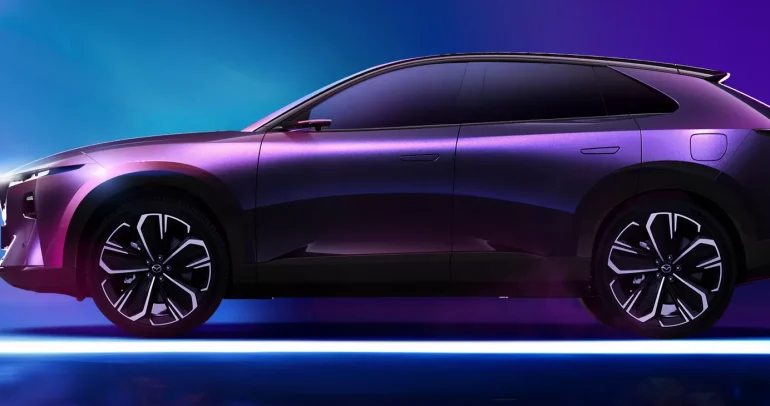 مازدا EZ-60 الكهربائية الجديدة: SUV ذكية بشاشة 26 إنش ومحرك مُعزز للمدى