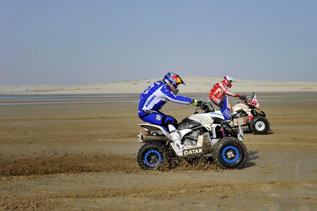 Mohammed Abu Issa and Rafal Sonik neck and neck for quad success in Qatar..jpg