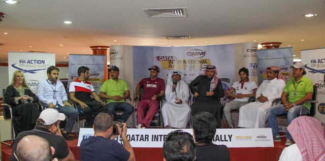 QMMF Qatar International Rally pre-event press conference.jpg