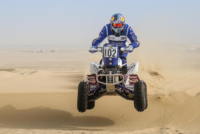 Qatar's Mohammed Abu Issa in action in the quad category on last year's Sealine Cross-Country Rally..jpg