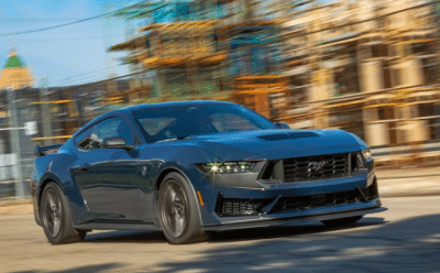 الاختبار الأول لسيارة فورد موستانج دارك هورس 2024