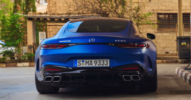 “صور مسربة” لسيارة مرسيدس AMG GT 55 لعام 2024 الجديدة