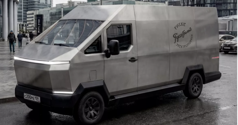من روسيا إلى عالم السيارات: فاني كهربائي مستوحى من Cybertruck يدخل حيز الإنتاج