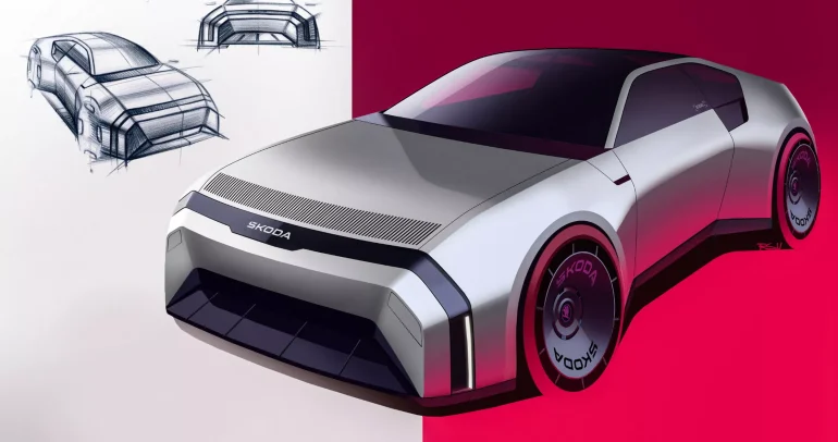 سكودا تكشف عن رؤية مستقبلية مستوحاة من الكوبيه الكلاسيكية 110 R