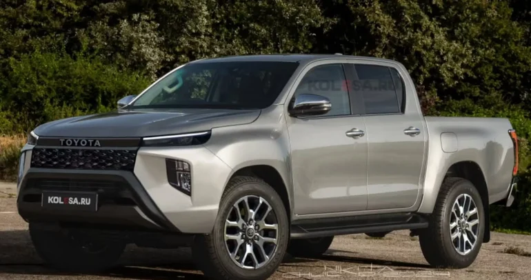 تسريب جديد يكشف تصميم تويوتا هايلوكس 2026 من الداخل والخارج!