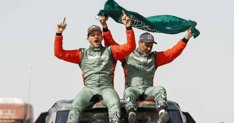 العطية يتوّج بلقب رالي داكار السعودية 2026 للمرة السادسة في تاريخه