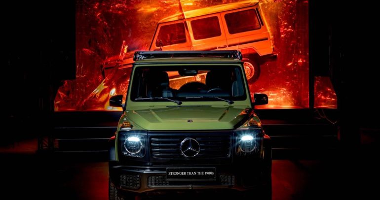 مرسيدس G-Class Edition STRONGER THAN THE 1980s: أيقونة الثمانينات تعود بحلّة عصرية