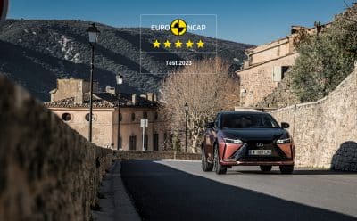 لكزس آر زاد تحصل على تصنيف خمسة نجوم في اختبارات السلامة الأوروبية