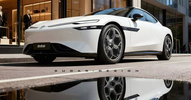 فولكس فاجن تكشف عن سيدان كهربائية جديدة بتصميم غير متوقع تمامًا