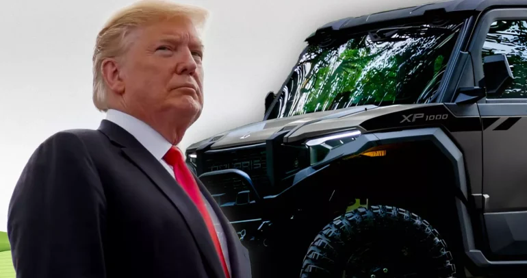 عربة “Golf Force One” المدرّعة لترامب تثير الجدل… أشبه بمشهد من ساوث بارك ولكنها حقيقية!