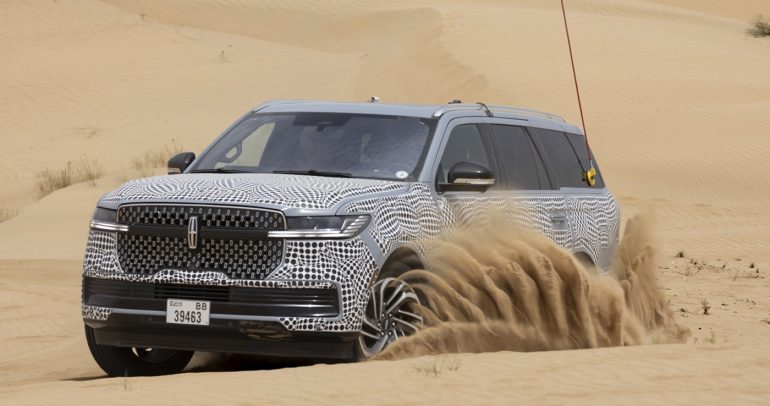 لينكون نافيجيتور الجديدة كلياً: اختبارات حرارة الشرق الأوسط تصنع أيقونة فاخرة تتحمل كل الظروف